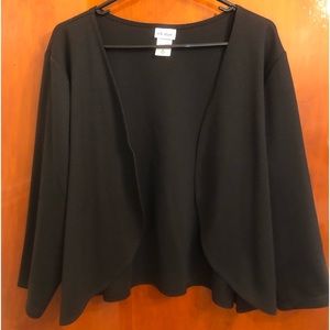Vicki Wayne Black Shrug/Cardigan